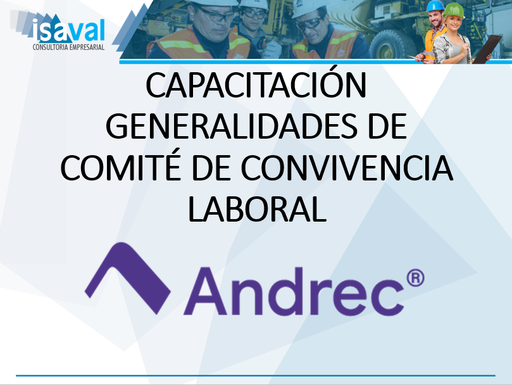 Capacitación generalidades de comité de convivencia laboral